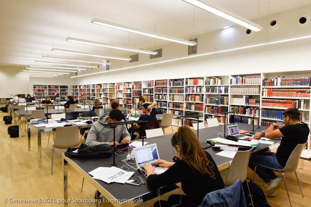 La bibliothèque Nationale Universitaire (BNU) de Strasbourg