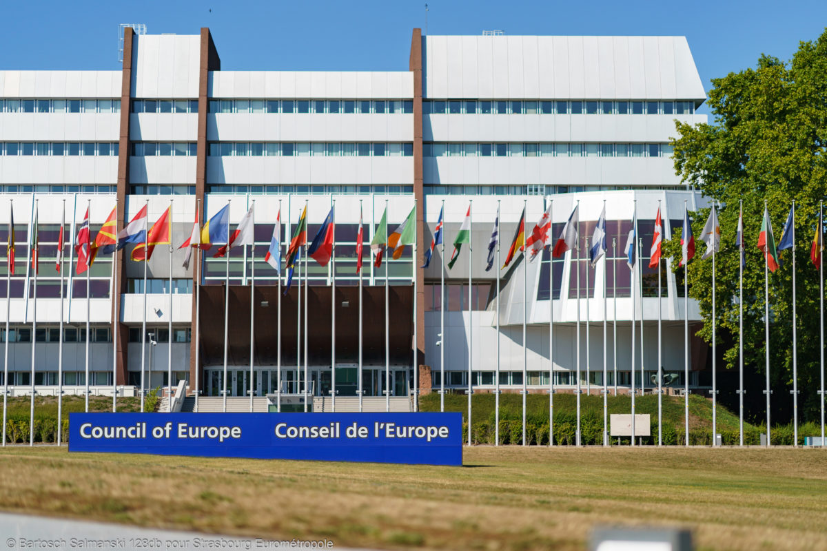 Le Conseil de l'Europe à Strasbourg