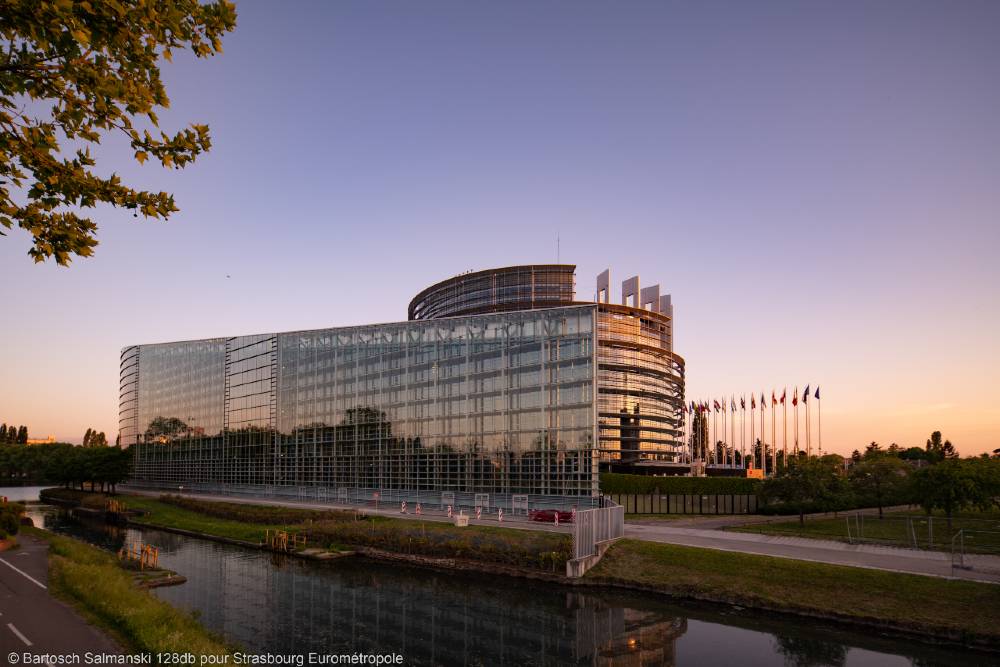 Bâtiment du Parlement Européen à Strasbourg