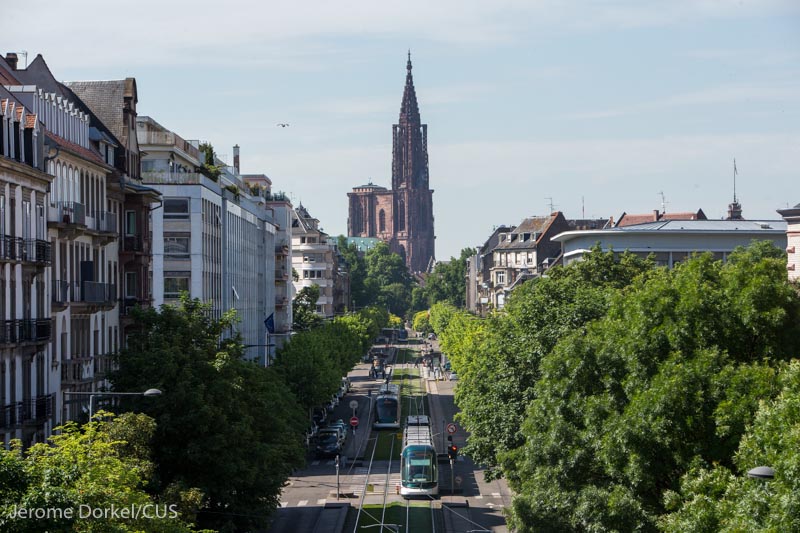 Tram et Cathédrale de Strasbourg