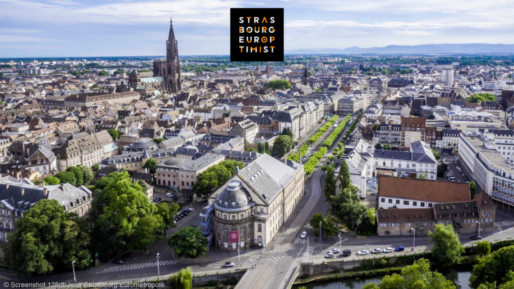 Vue panoramique de Strasbourg